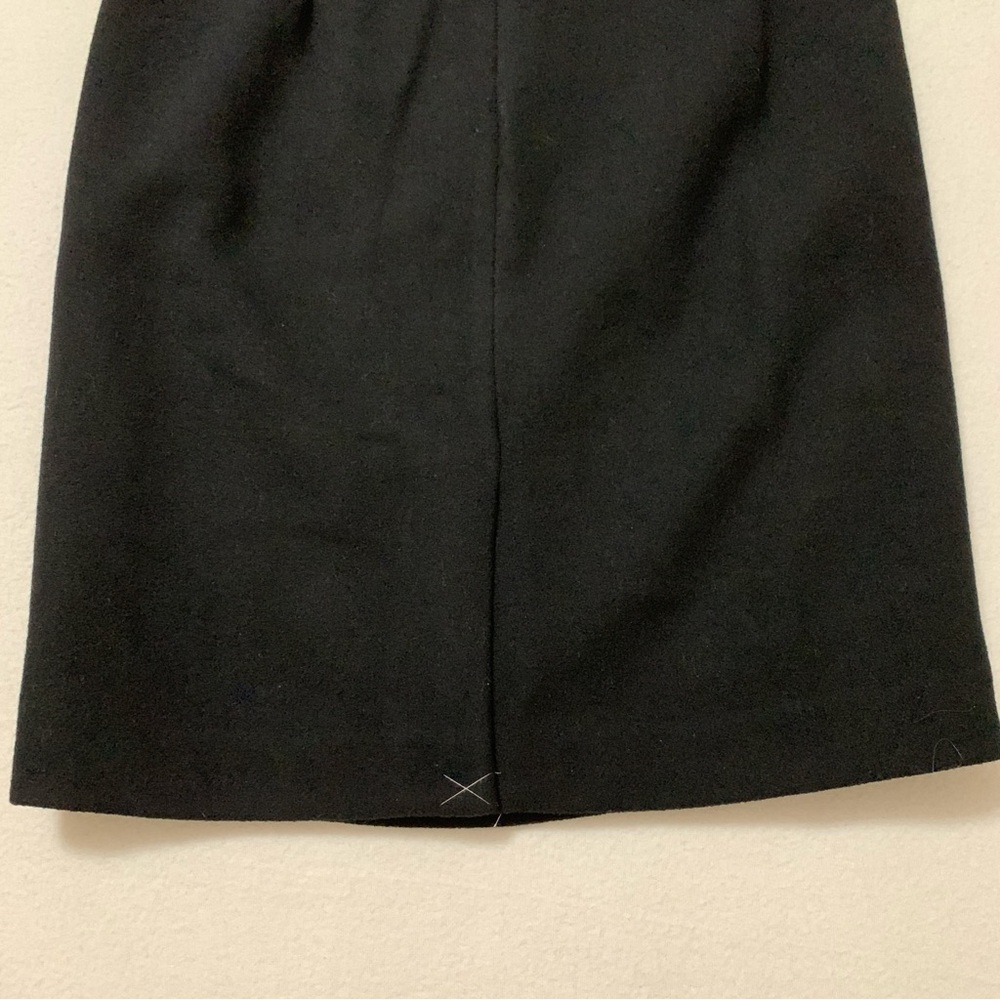 NWT J.Crew Mercantile Womens Pencil Skirt Lined Back zip Wool Blend Black Size 0 - Picture 8 of 16